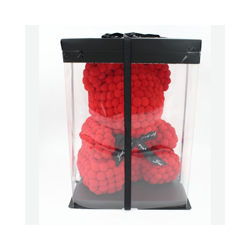 ΑΡΚΟΥΔΑΚΙ TEDDY BEAR ΠΟΝ-ΠΟΝ  39CMX28CMX28CM