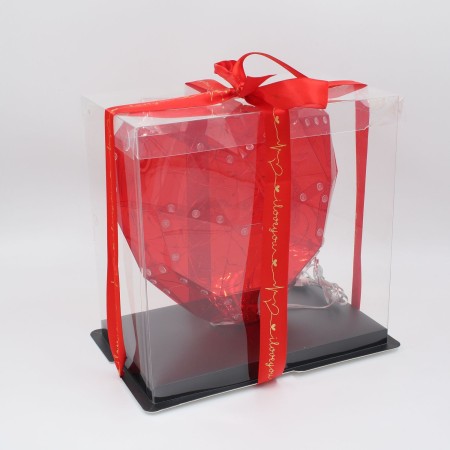 ΚΑΡΔΙΑ ΜΕ ΦΩΣ LED 23*23cm