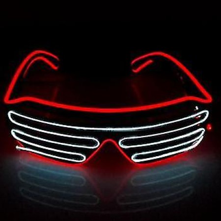ΕΚΔΗΛΩΣΕΩΝ ΓΥΑΛΙΑ LED-ΚΟΚΚΙΝΟ-ΛΕΥΚΟ