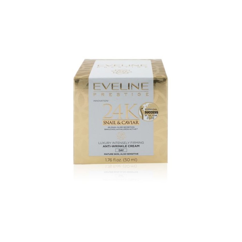 ΑΝΤΙΓΗΡΑΝΤΙΚΗ ΚΡΕΜΑ ΠΡΟΣΩΠΟΥ 24KSNAIL &CAVIAR 50ML EVELINE